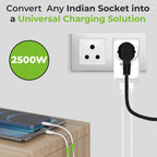 UltraProlink 3-Pin Universal Multi-Plug Socket with Surge