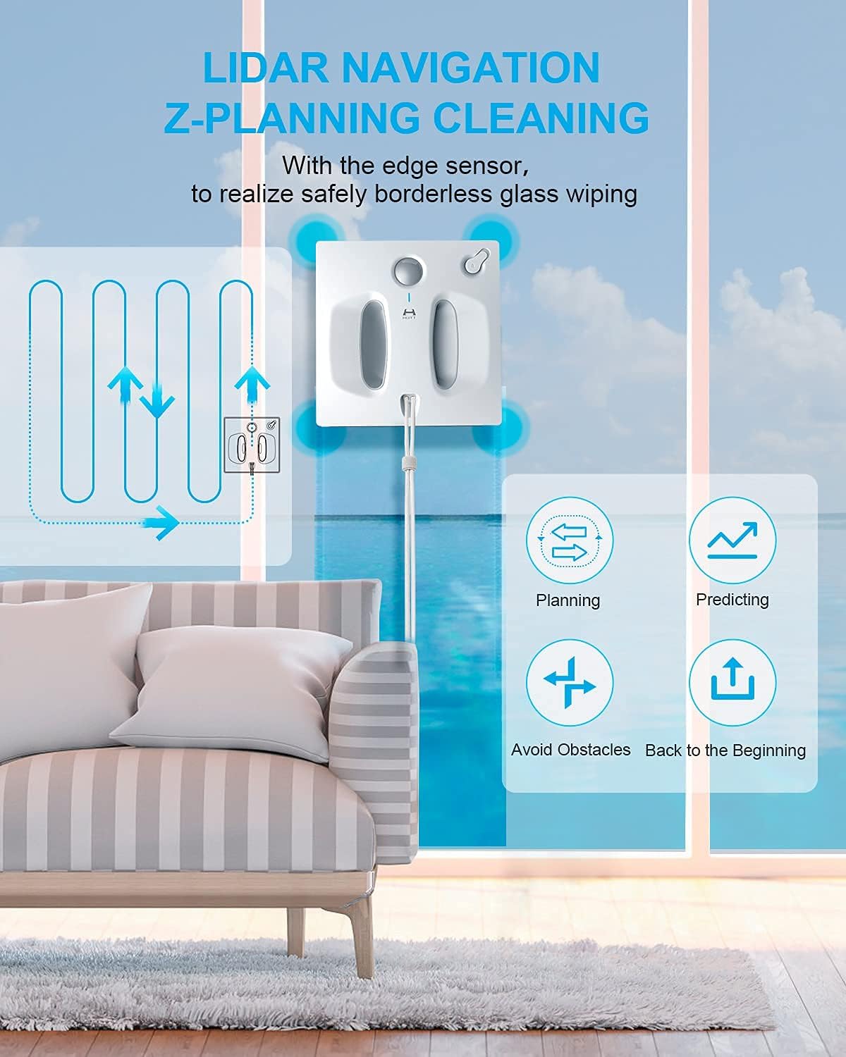 Xiaomi HUTT W66 Automatic Window Cleaning Robot - Bhagwati