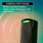 SONY NEW SRS-XV500 WIRELESS PORTABLE BLUETOOTH KARAOKE PARTY SPEAKER