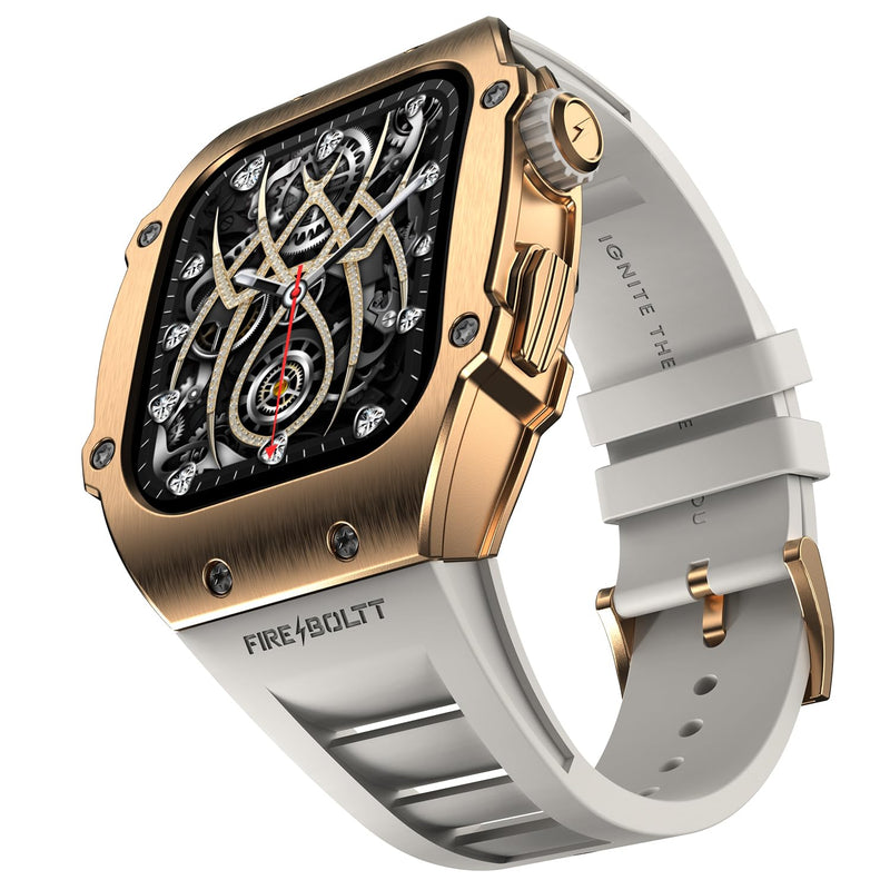 Bhagwati Fire-Boltt Asphalt racing edition smartwatch with 1.91-inch full touch screen display and sporty design.