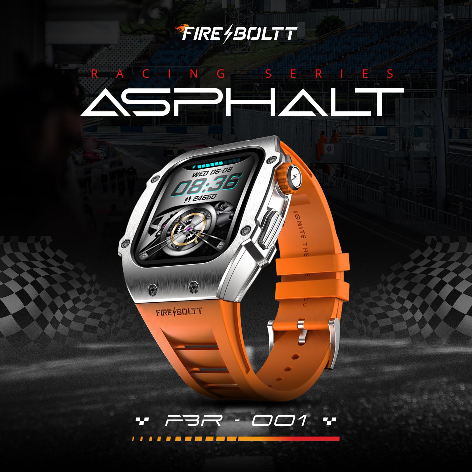 FIRE-BOLTT ASPHALT NEWLY LAUNCHED RACING EDITION SMART WATCH 1.91” FULL TOUCH SCREEN