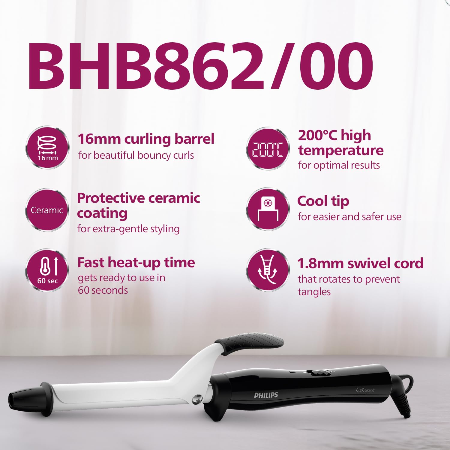 PHILIPS HAIR CURLER BHB862/00