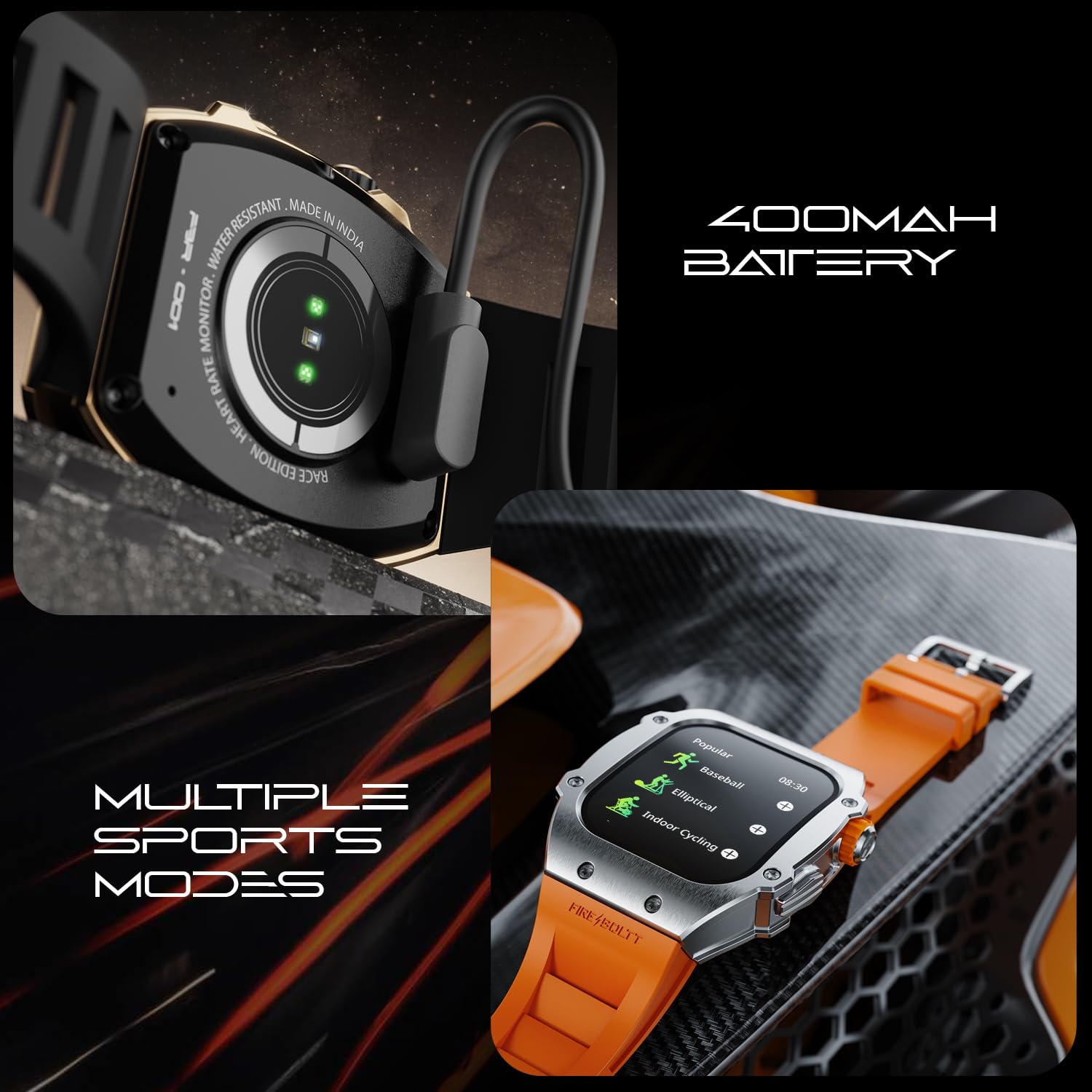 FIRE-BOLTT ASPHALT NEWLY LAUNCHED RACING EDITION SMART WATCH 1.91” FULL TOUCH SCREEN