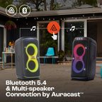 JBL PARTYBOX 120 WIRELESS BLUETOOTH 160W PARTY SPEAKER, AI SOUND BOOST, FUTURISTIC LIGHT SHOW,