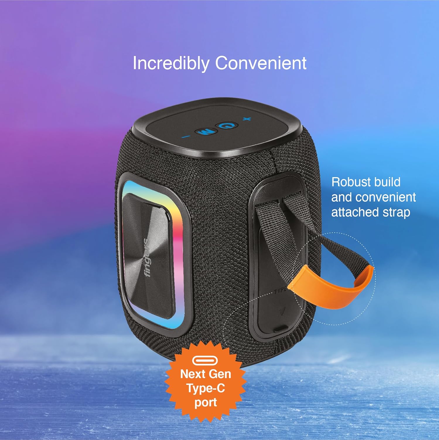 FINGERS GLADIATORSOUND-12 BLUETOOTH PORTABLE SPEAKER