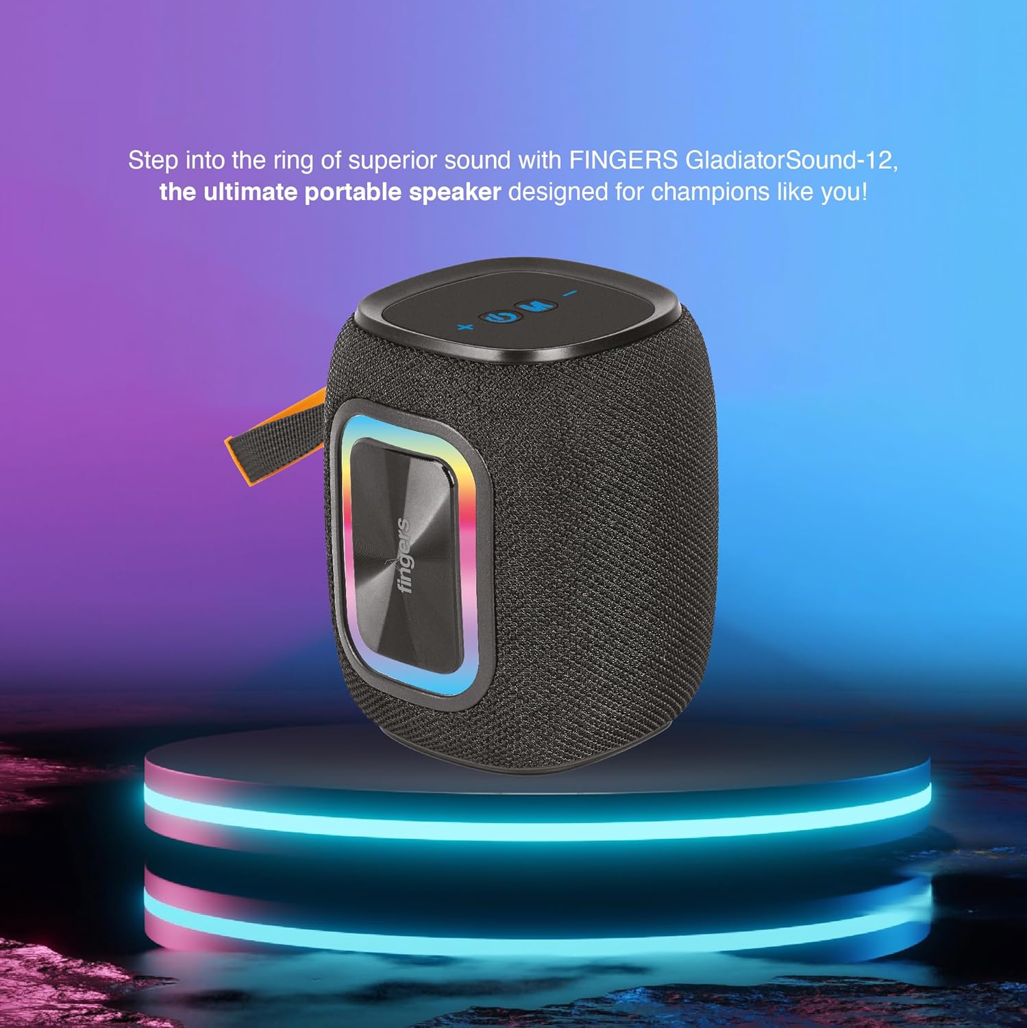 FINGERS GLADIATORSOUND-12 BLUETOOTH PORTABLE SPEAKER