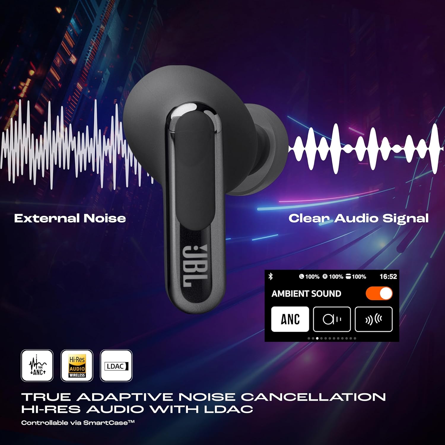 JBL NEW LAUNCH LIVE BEAM 3,HI-RES AUDIO TRUE ANC TWS