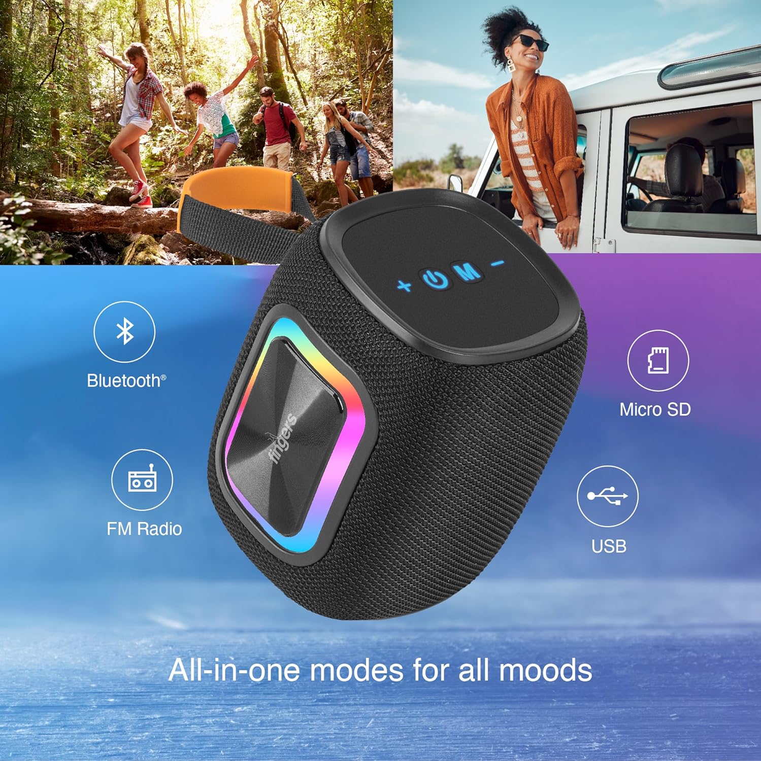 FINGERS GLADIATORSOUND-12 BLUETOOTH PORTABLE SPEAKER