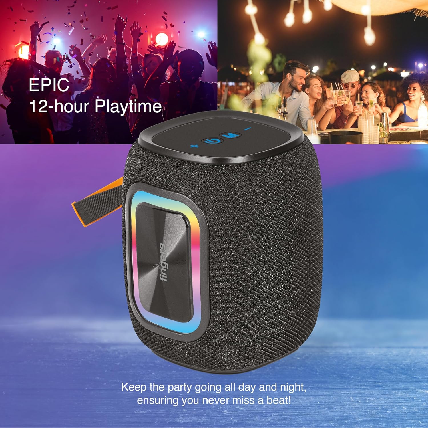 FINGERS GLADIATORSOUND-12 BLUETOOTH PORTABLE SPEAKER