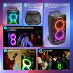 JBL Partybox 520 Wireless Bluetooth Party Speaker with Wireless Mic