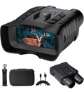AKASO Seemor-200 AI full-color night vision binoculars with 4K video and 16x digital zoom, shown with adjustable focus and ergonomic design