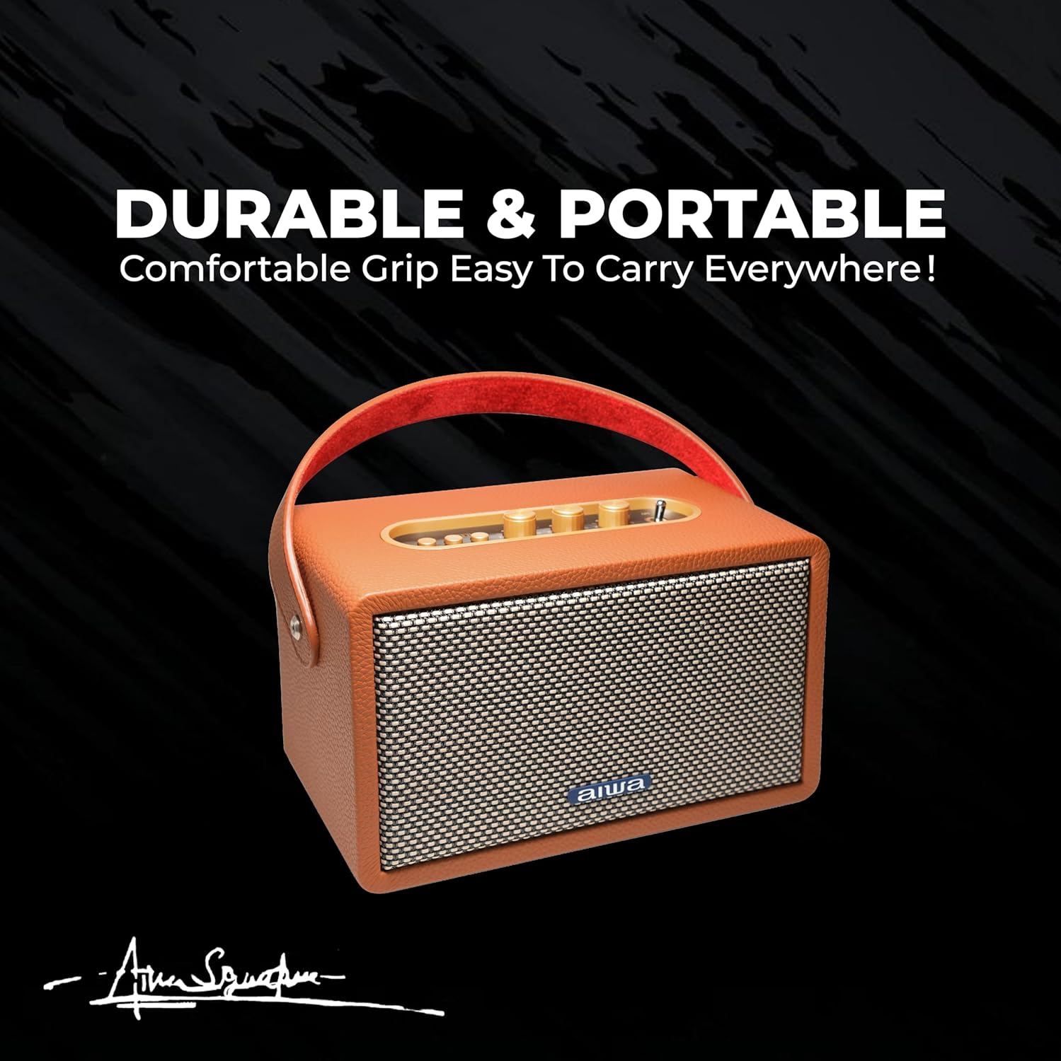 AIWA RS-X 100 NATSUKASII PRO JAPANESE TECHNOLOGY WIRELESS BLUETOOTH PORTABLE SPEAKER