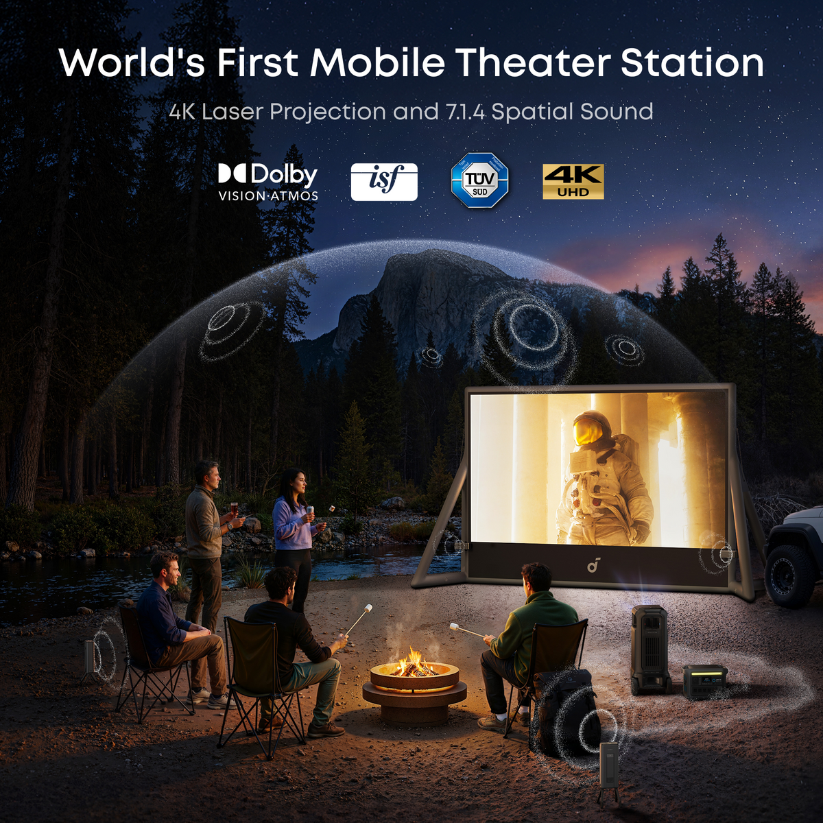 soundcore Nebula X1 Pro D2151 4K laser mobile theatre station