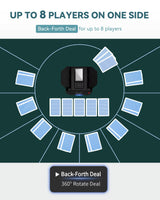 KPAW 2-in-1 Automatic Card Shuffler and Dealer - Bhagwati