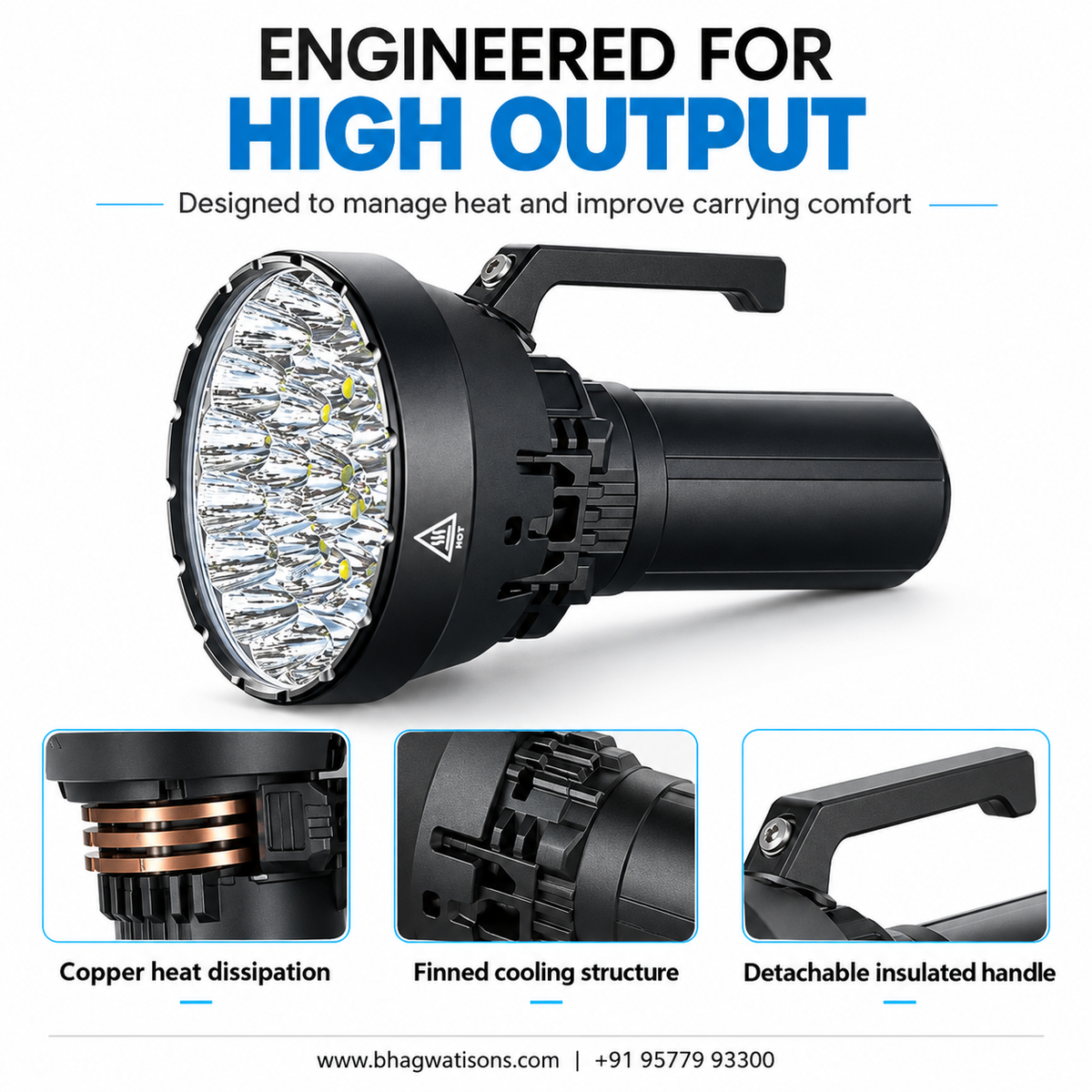 IMALENT MS32 200,000 Lumen Searchlight Flashlight