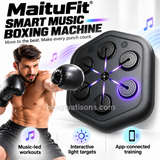 Bhagwati MAITUFIT M4 professional smart music boxing machine trainer with illuminated target pads