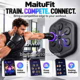 Bhagwati MAITUFIT M4 Professional Smart Music Boxing Machine, wall-mounted trainer with target pads and display