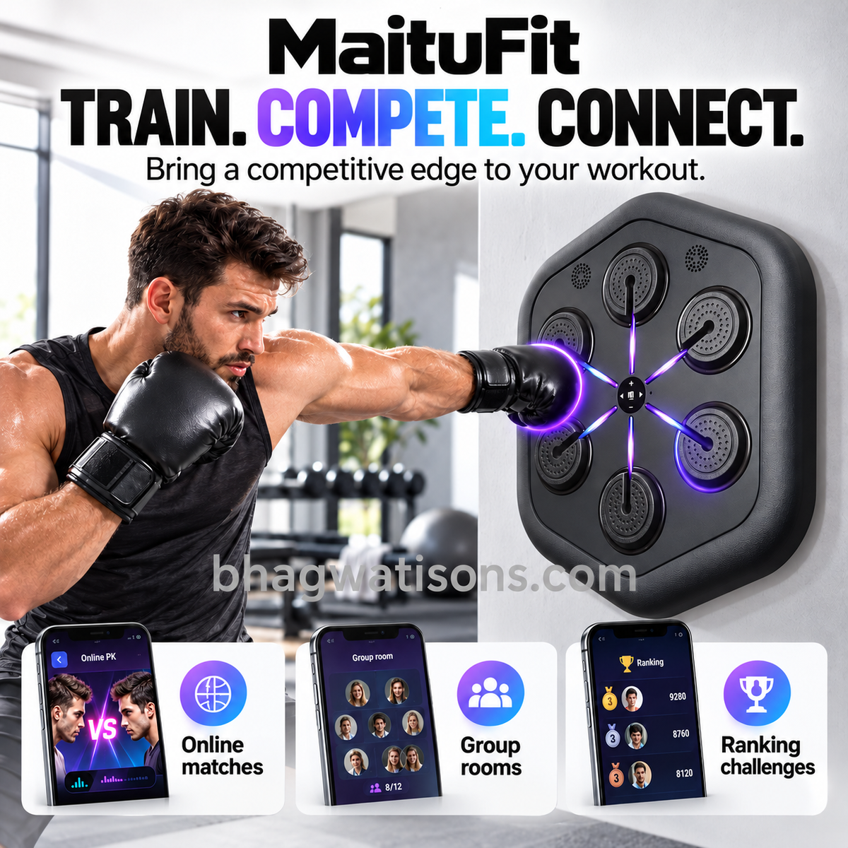 MAITUFIT M4 Professional Smart Music Boxing Machine