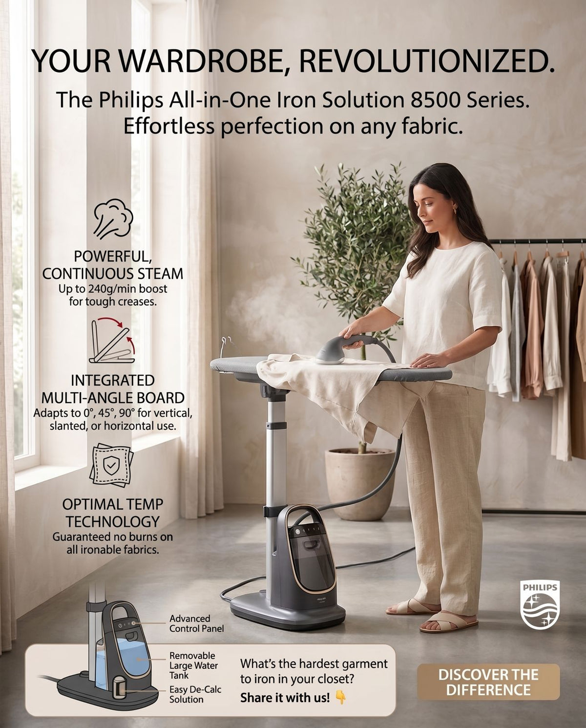Philips All-in-One Iron Solution 8500 Series