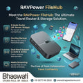 RAVPower FileHub Travel Router and Wireless Storage Hub