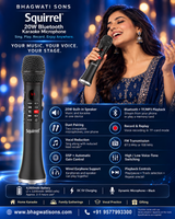 Squirrel All-in-One Portable Karaoke Microphone - Bhagwati