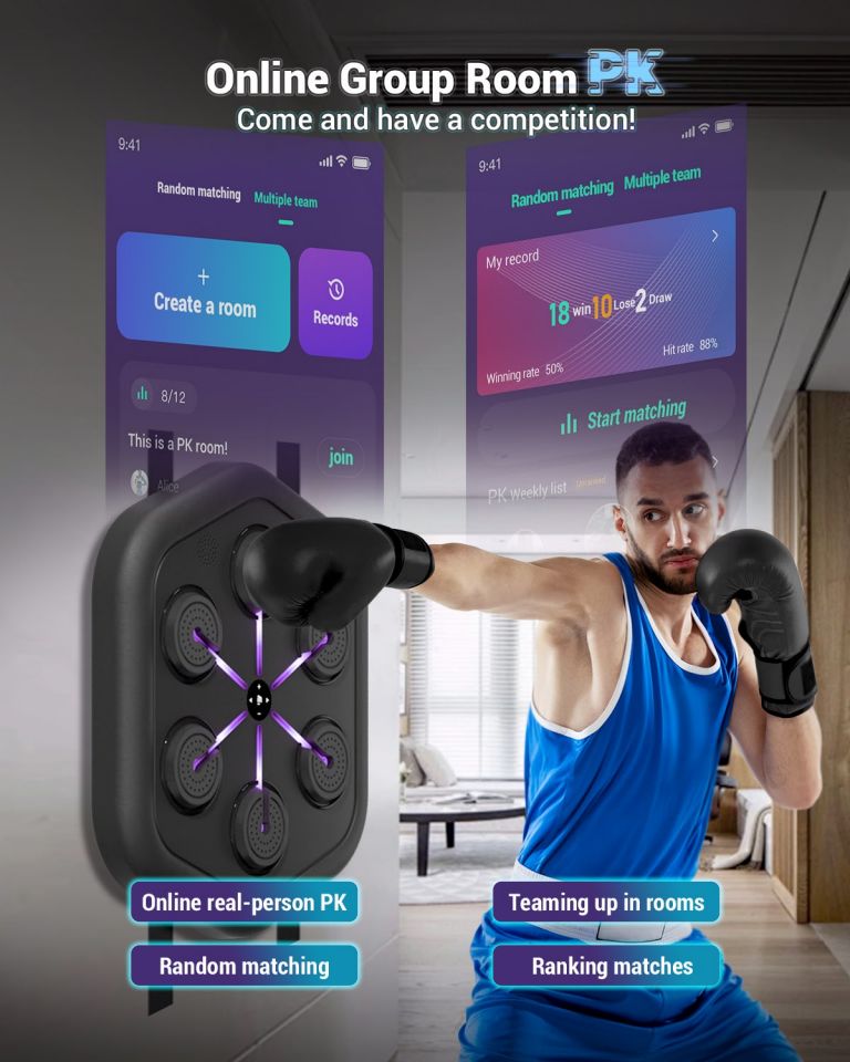 MAITUFIT M4 Professional Smart Music Boxing Machine - Bhagwati