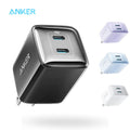 Bhagwati Anker 521 Nano Pro 40W dual USB-C fast wall charger with compact design and multiple charging ports.