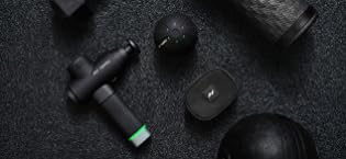 HYPERVOLT GO 2 IN BLACK - FEATURING QUIET GLIDE TECHNOLOGY - HANDHELD PERCUSSION MASSAGE GUN