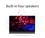 17-inch portable rechargeable touchscreen monitor by Bhagwati showing a sleek display and compact design for on-the-go use.