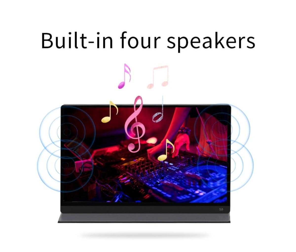 17-Inch Portable Rechargeable Touch Screen Monitor