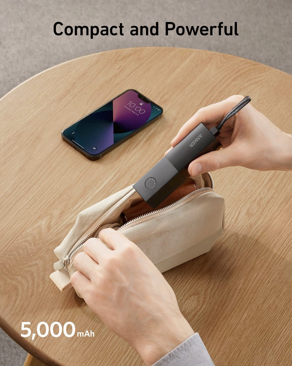 Anker 511 Power Bank 5000mAh 20W 2-in-1 Charger