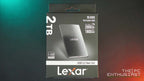 LEXAR 2TB SL500 PORTABLE SSD, UP TO 2000MB/S, USB 3.2 GEN 2X2, RUGGED, IP66 WATER & DUST RESISTANCE