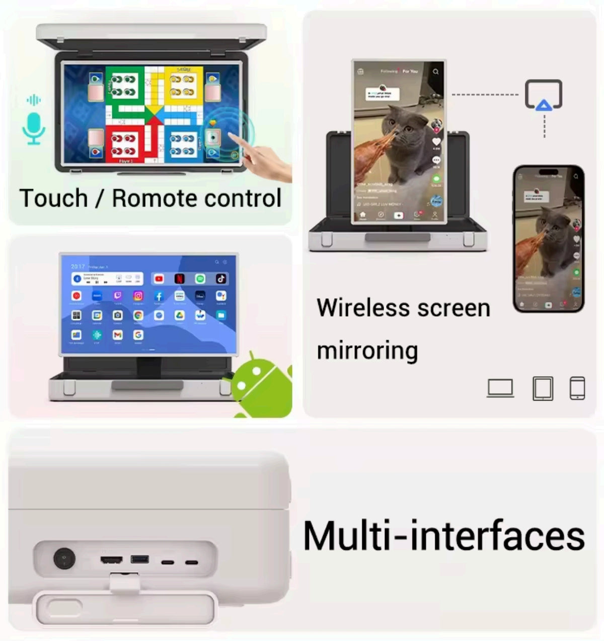 All-in-One 27 Briefcase Android Smart TV