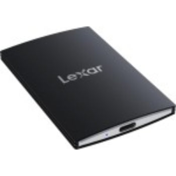 Bhagwati Lexar 1TB SL500 portable SSD with Type-C connector, showing sleek silver design and compact size for fast data transfer