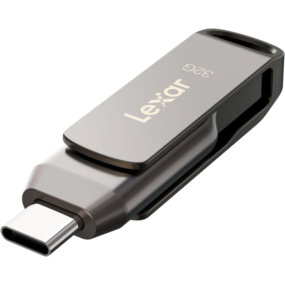 LEXAR 64GB JUMPDRIVE DUAL DRIVE D400 USB 3.1 TYPE-C AND TYPE-A FLASH DRIVE