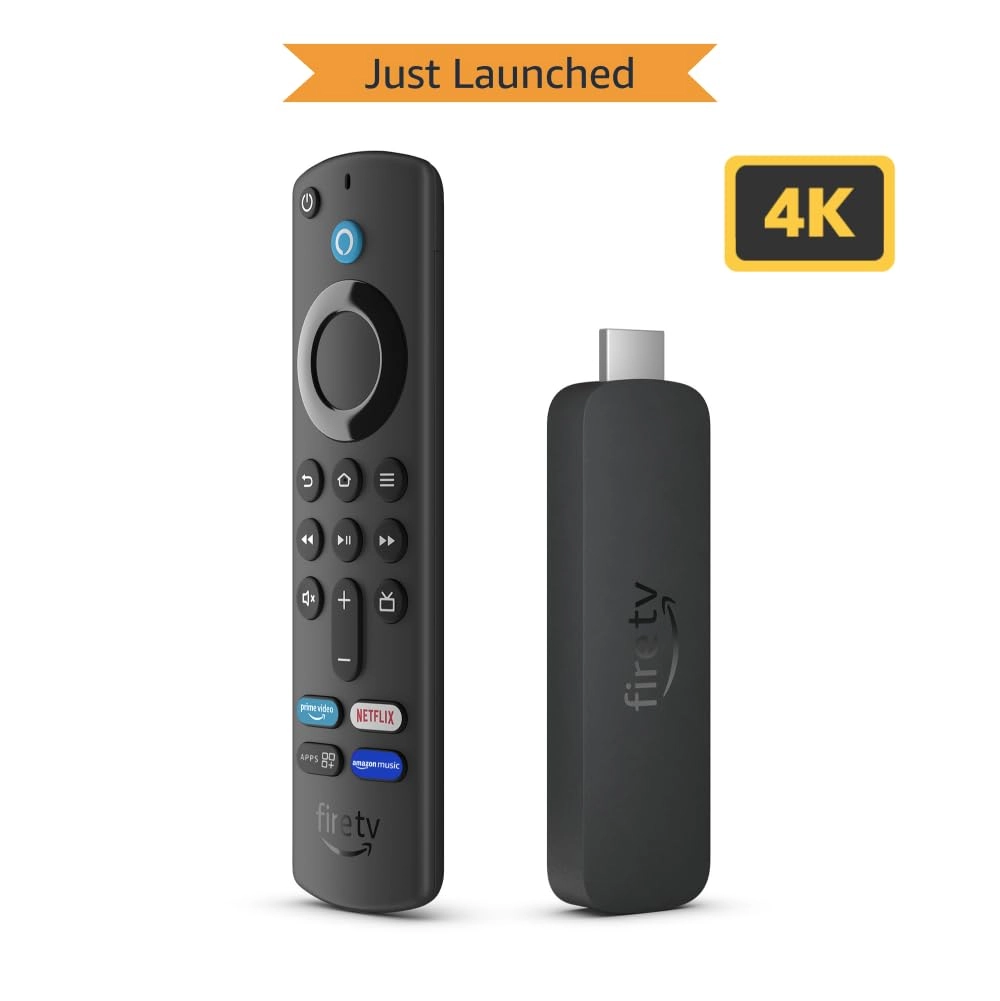 All-new Amazon Fire TV Stick 4K streaming device, ultra-cinematic 4K streaming,