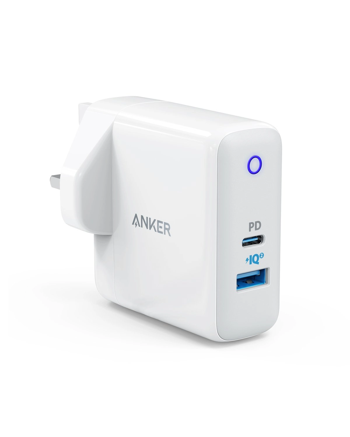 Anker 35W 2 Port Wall Charger, PowerPort III Dual Type A & Type C Fast Charger