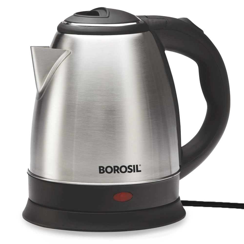 Borosil 1.8L 1500W Stainless Steel Rio Electric Kettle