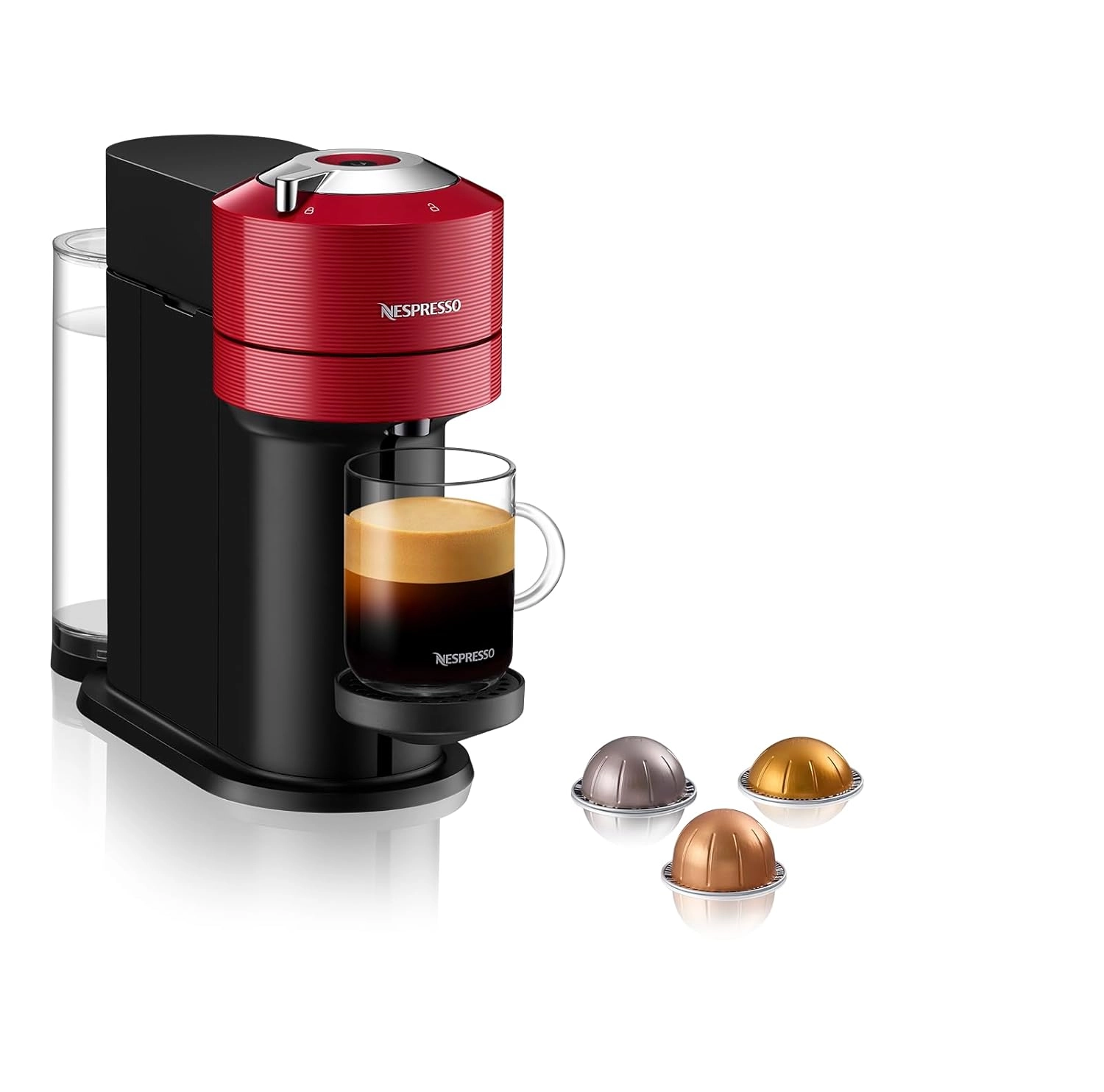 Nespresso Vertuo Next Coffee Machine, Cherry