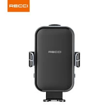 Recci Richway Series 360-Degree Rotation 15W Wireless Charging Car Holder