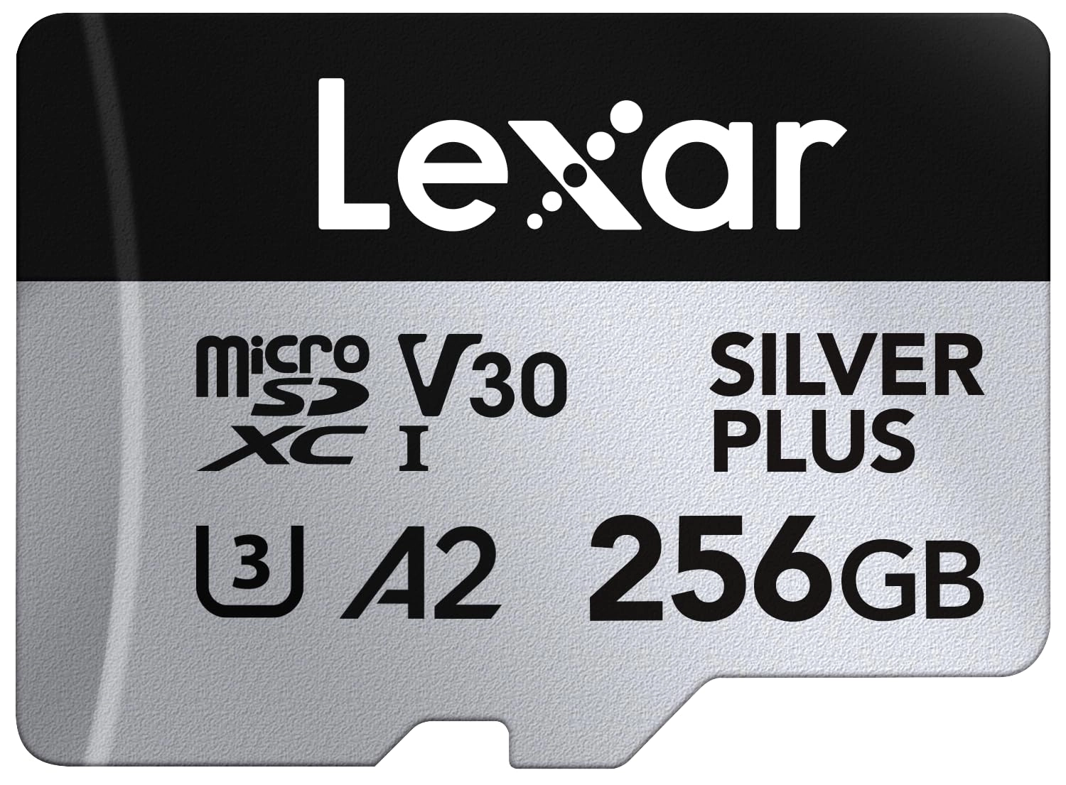 Lexar 256GB Professional Silver Plus microSDXC Memory Card