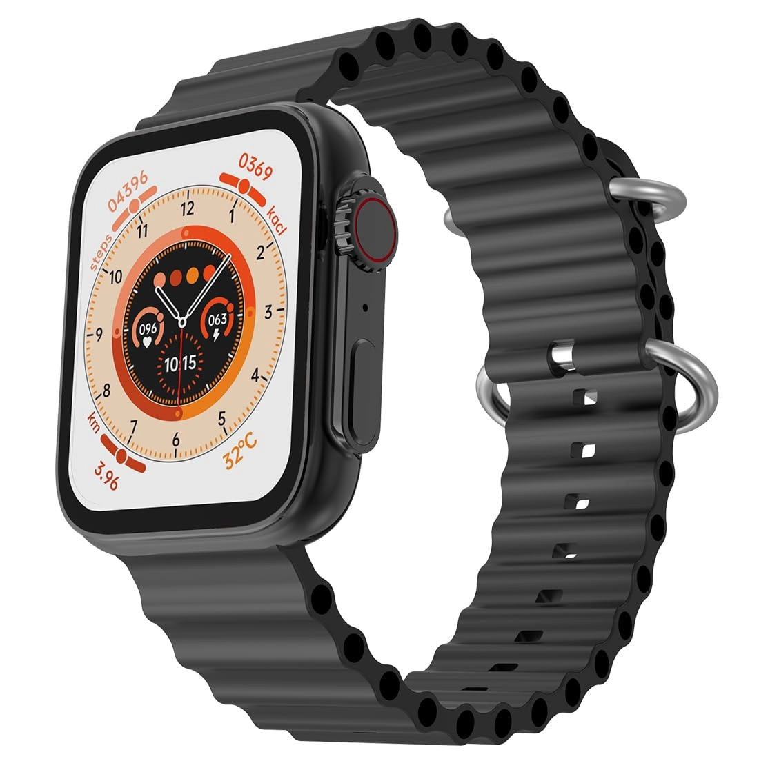 Fire-Boltt Supernova- 45.2mm AMOLED Display, 500 NITS Brightness, 368 * 448 px Resolution