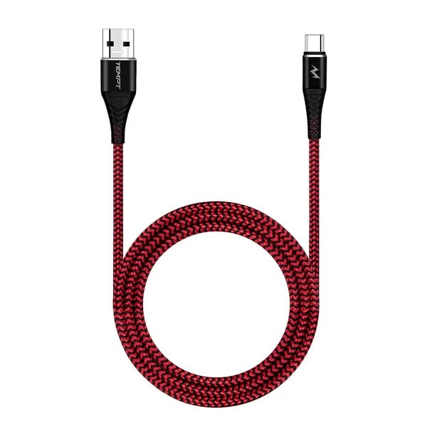 TEMPT Twist Type-C Cable | 3A Fast Charging & 400Mbps Data Transfer