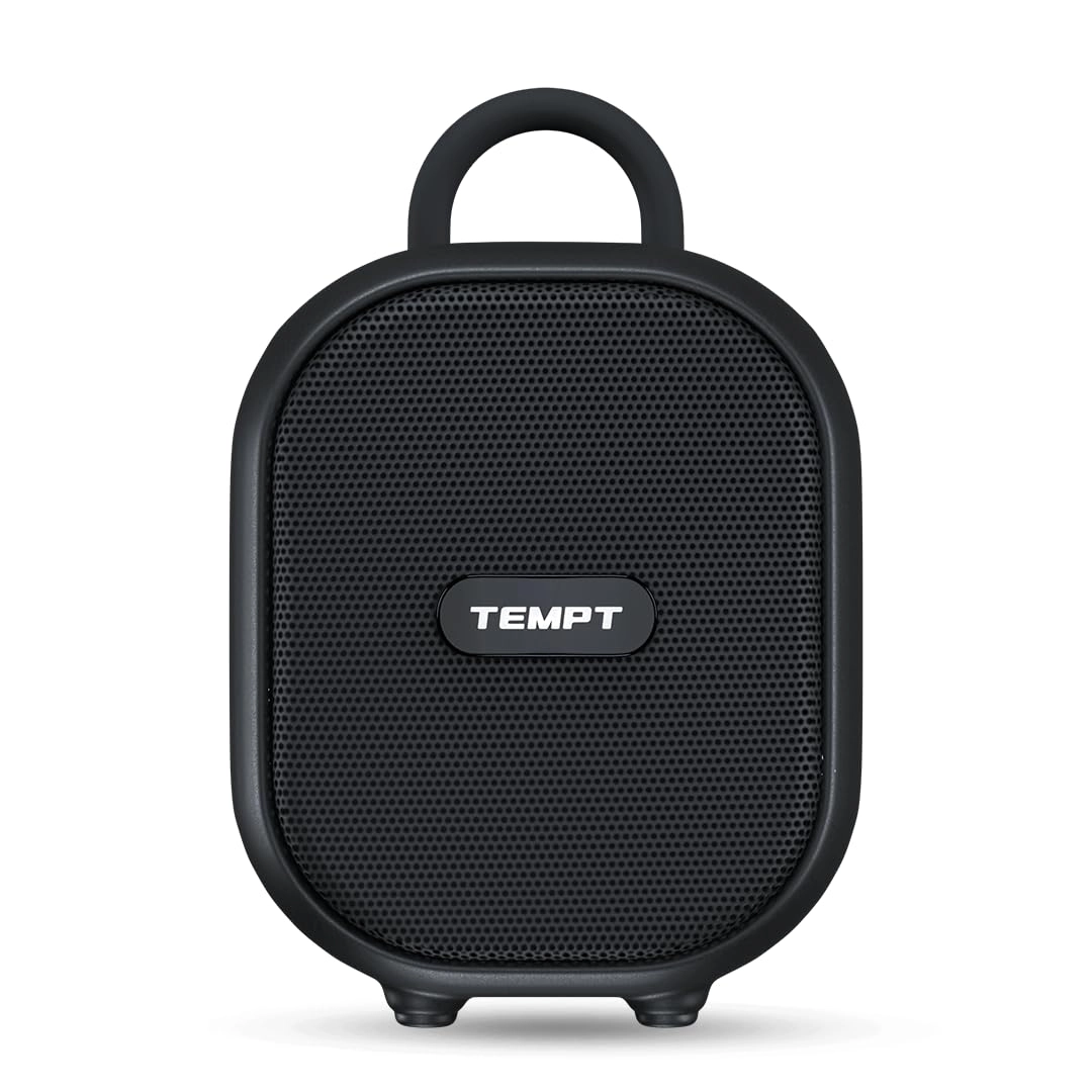 TEMPT Rebel 12W Bluetooth Speaker, TWS Function, FM Radio, 360° Sound, RGB Lights
