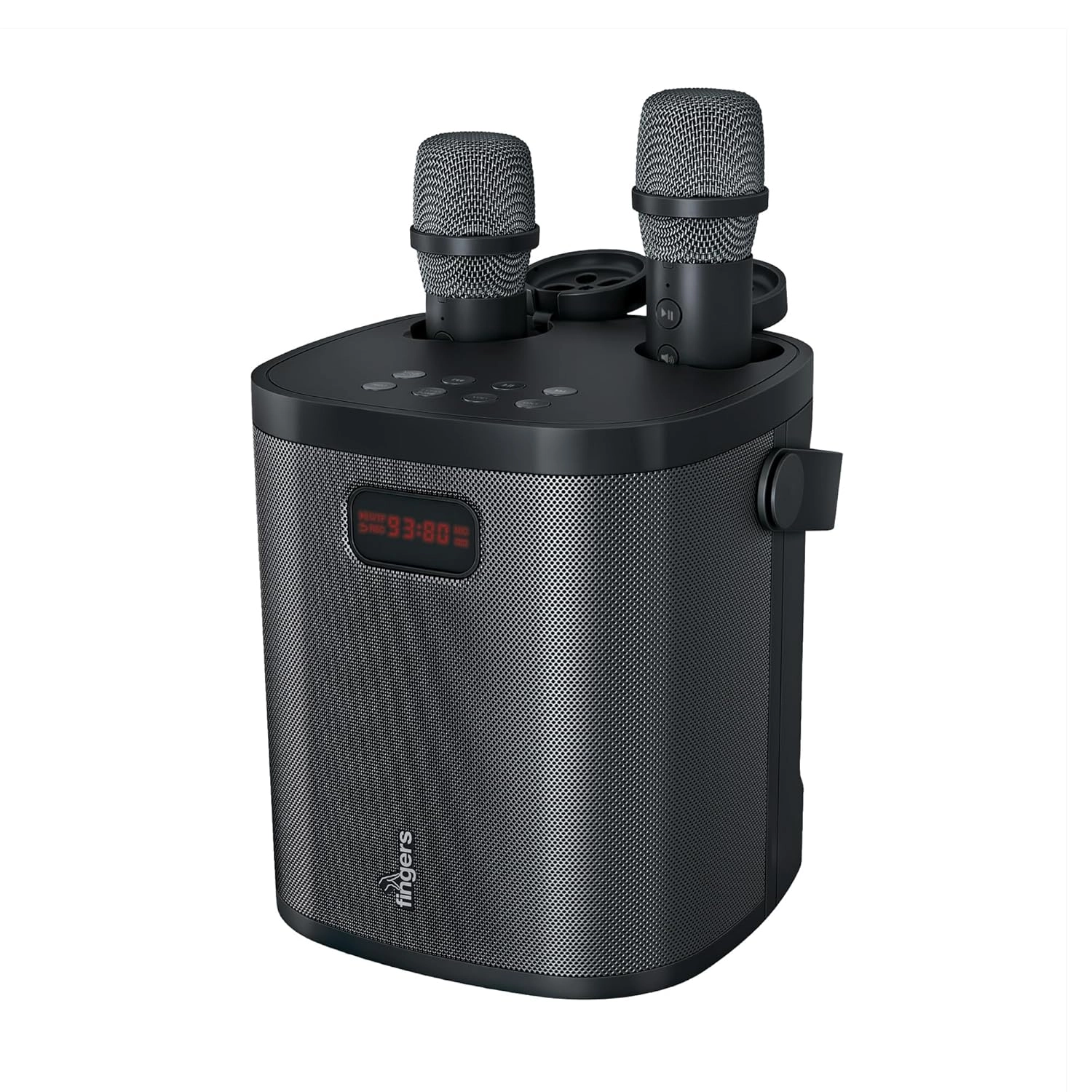 Fingers 2Mic-GrooveBox Portable Speaker